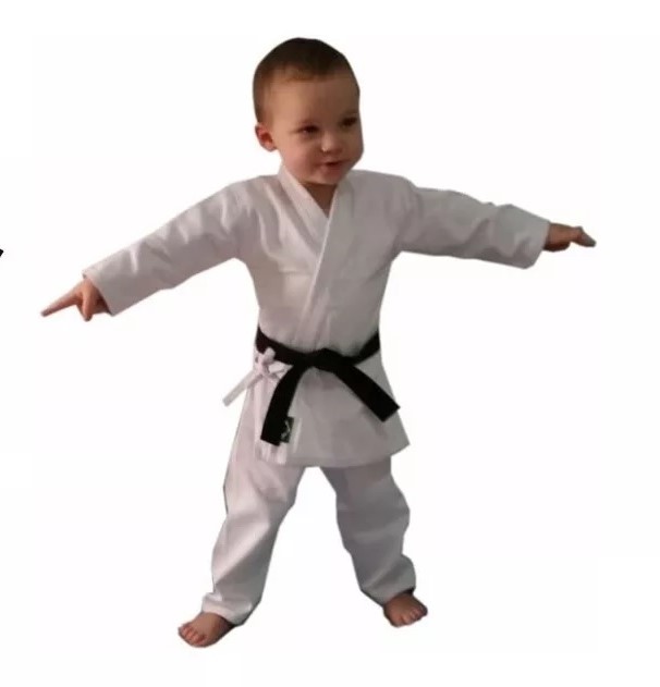 Kimono Bebe Karate/Judo/Jiu Jitsu/Aikido/Hapkido/Krav Maga Tamanho: 7 a 14 meses