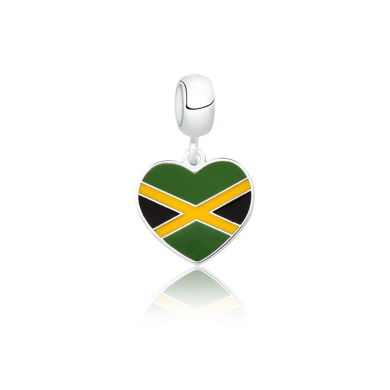 Berloque Coração Jamaica