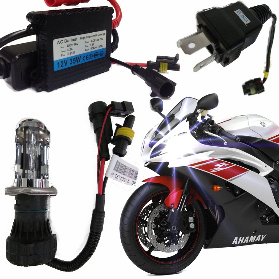 Kit Bi Xenon Moto Digital H4 4300k 6000k Alta Qualidade Ac