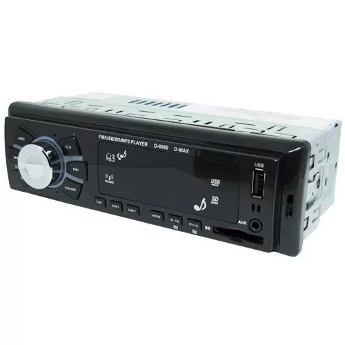 Rádio Mp3 Player Som Carro Automotivo D-max D-6080 Fm Sd Usb
