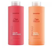 Kit Wella Shamppo Enrich + Shampoo Brilliance de 1 Litro
