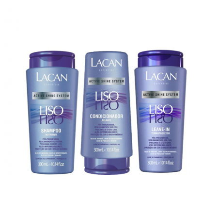Lacan Liso Perfeito Kit Duo e Leave in 300ml