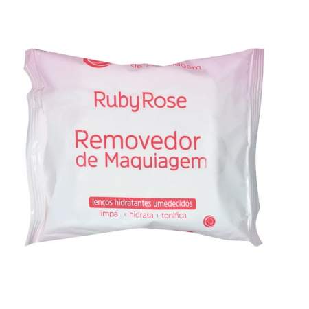 Ruby Rose Lenço Umedecido Removedor de Maquiagem