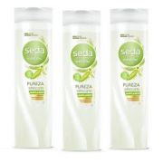 Shampoo Seda Recarga Natural Pureza Detox 325ml - 3 Unidades