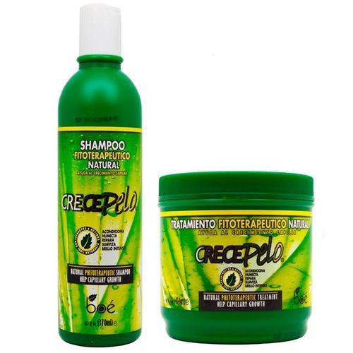 Kit Crece Pelo Shampoo 370ml + Máscara 454g