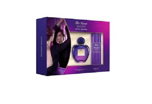 Kit Perfume Antonio Banderas Her Secret Desire EDT 80ml + Desodorante 150ml