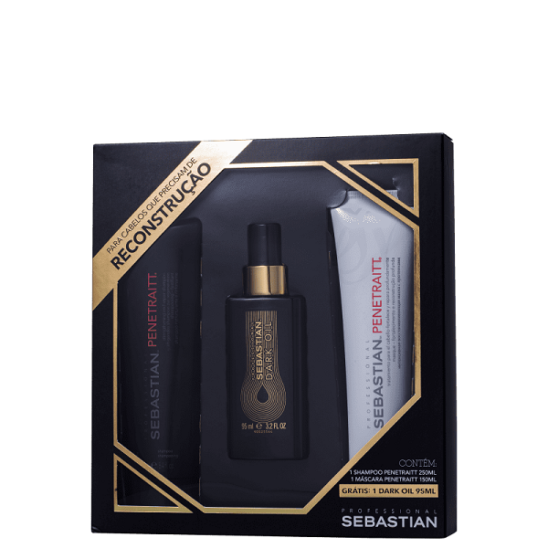 Sebastian Professional Kit Penetraitt Dark Oil (3 Produtos)