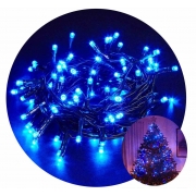 Pisca Pisca Natalino 100 Lâmpadas Azul Led Decoração Natal Festa Luzinhas Natalinas 8 Metros