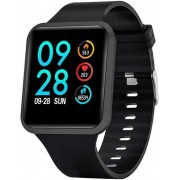 Relógio Inteligente Smartwatch Bluetooth Fitness Celular Android IOS Resistente A Água Tela Touch Batimento Cardíaco Preto Xtrax Watch