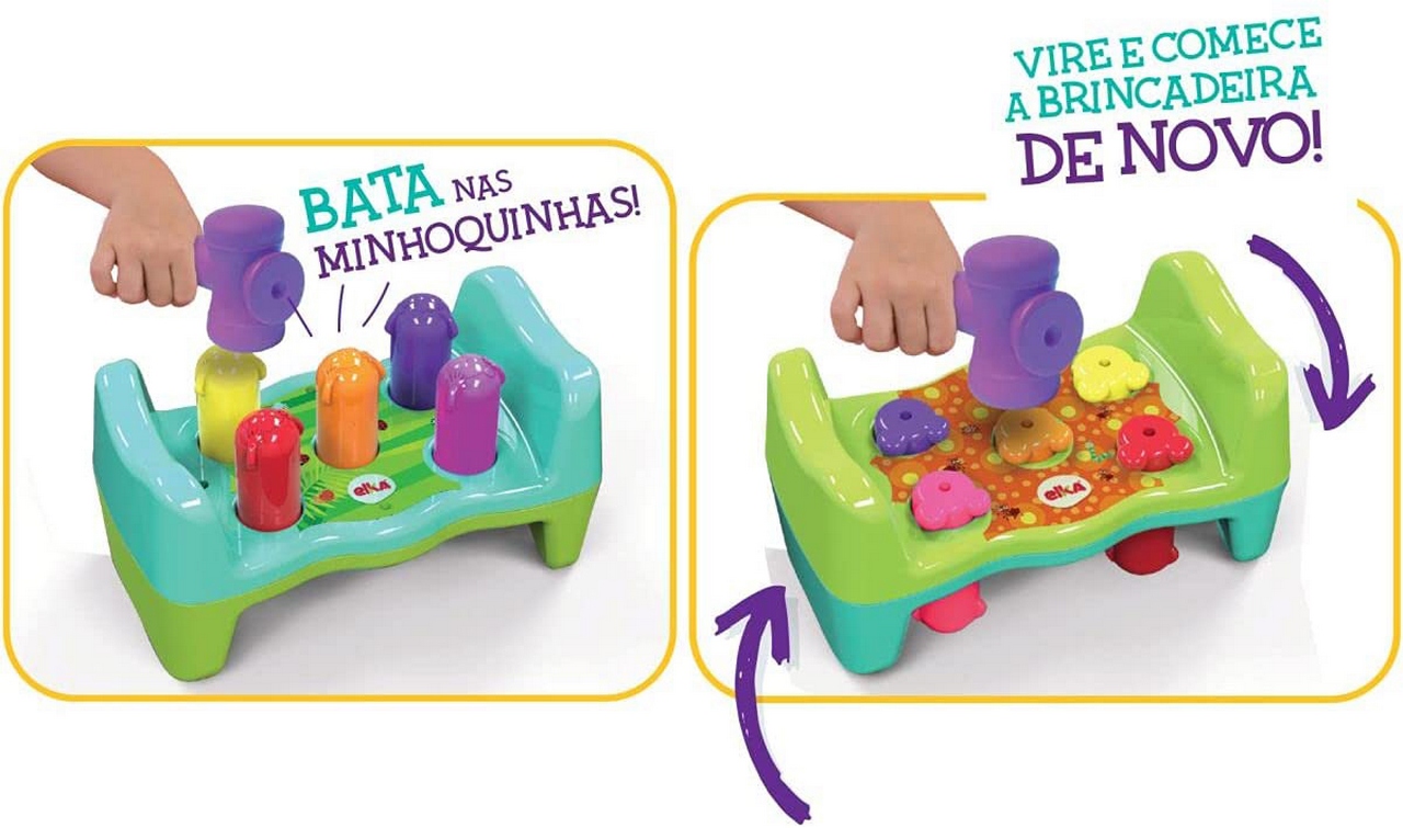 Brinquedo Infantil Anti Stress Meninas Meninos Bate Rebate Minhoquinhas Coloridos Educativo Lançamento Elka