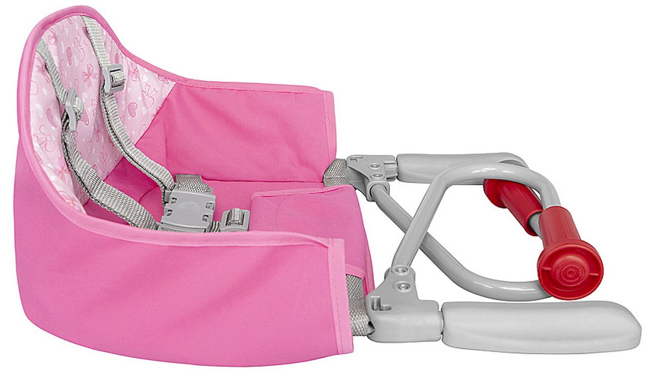 Cadeira De Refeição Para Mesa Fit Rosa Lacinho Menina Resistente Tutti Baby Original 2019
