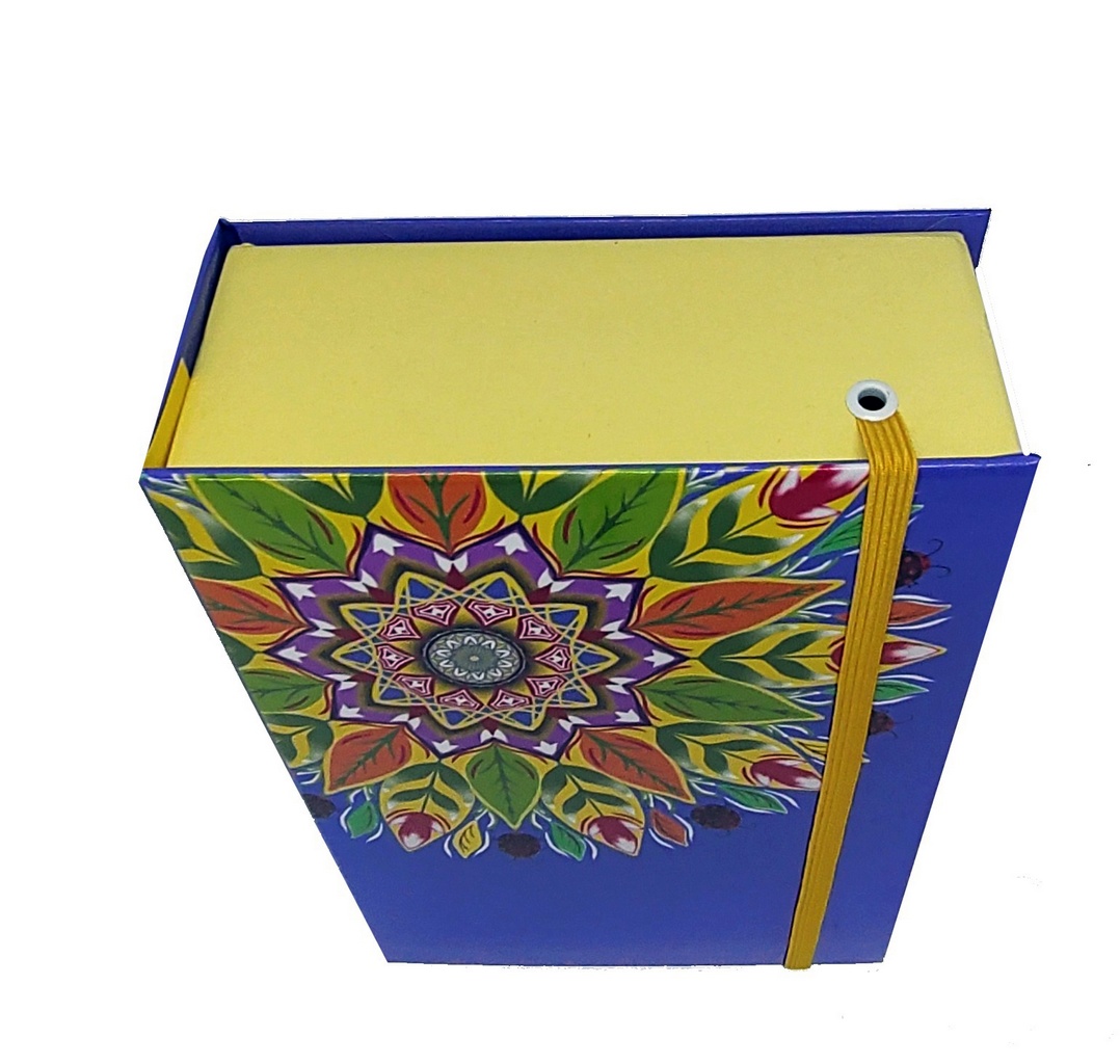 Caixa Box Personalizada Mandala Natureza Harmônica Livro Decorativo Porta Jóias Objetos Acessórios Equilíbrio Zen Energias