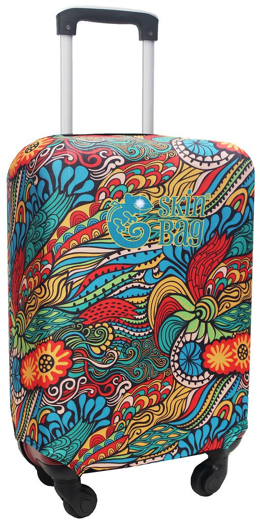 Capa Protetora Para Mala De Viagem Jungle Mosaico Mandala Resistente Selva Moderna Feminina Tamanho Pequeno Versátil Lançamento Original Skin Bag
