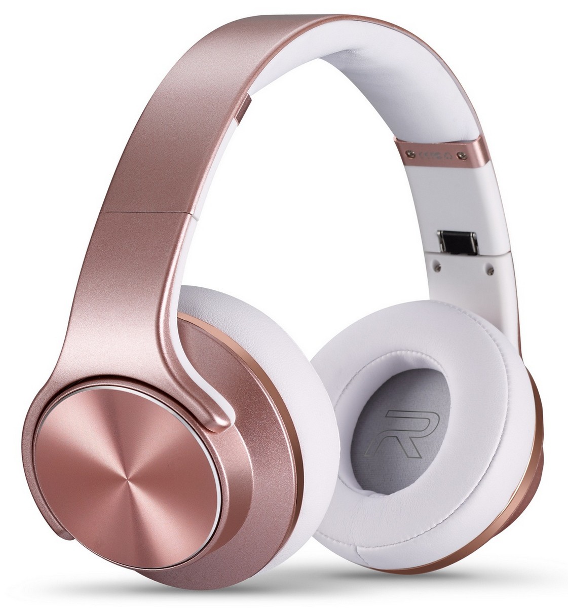 Headphone Bluetooth Duo Xtrax Rosé Gold Fone De Ouvido Caixa De Som 2em 1 Feminino Acolchoado Rádio Atende Ligação Original