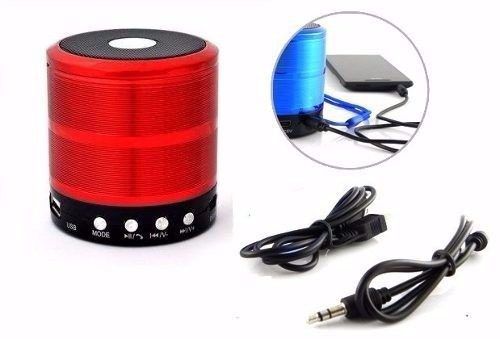 Mini Caixa de Som Bluetooth MP3 FM SD USB P2