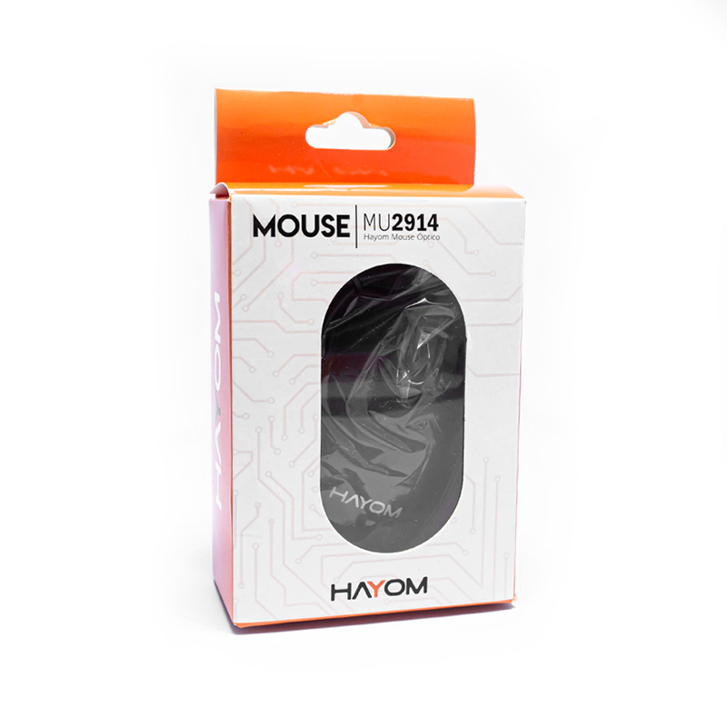 Mouse Office com fio USB 1200dpi  Hayom Modelo Mu2914