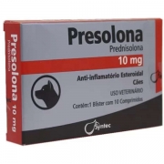 Anti-inflamatório Syntec Presolona Prednisolona 10mg Cães 10 Comp