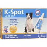 Antipulgas e Carrapatos Syntec K-Spot 6 mL para Cães de 15 Kg a 22,5 Kg
