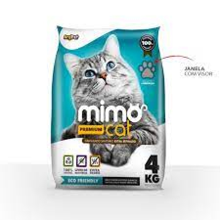 Areia Sanitaria Mimo Cat Premium 4kg Azul