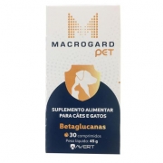Suplemento Alimentar Avert Macrogard Pet Cães e Gatos 30 Comprimidos