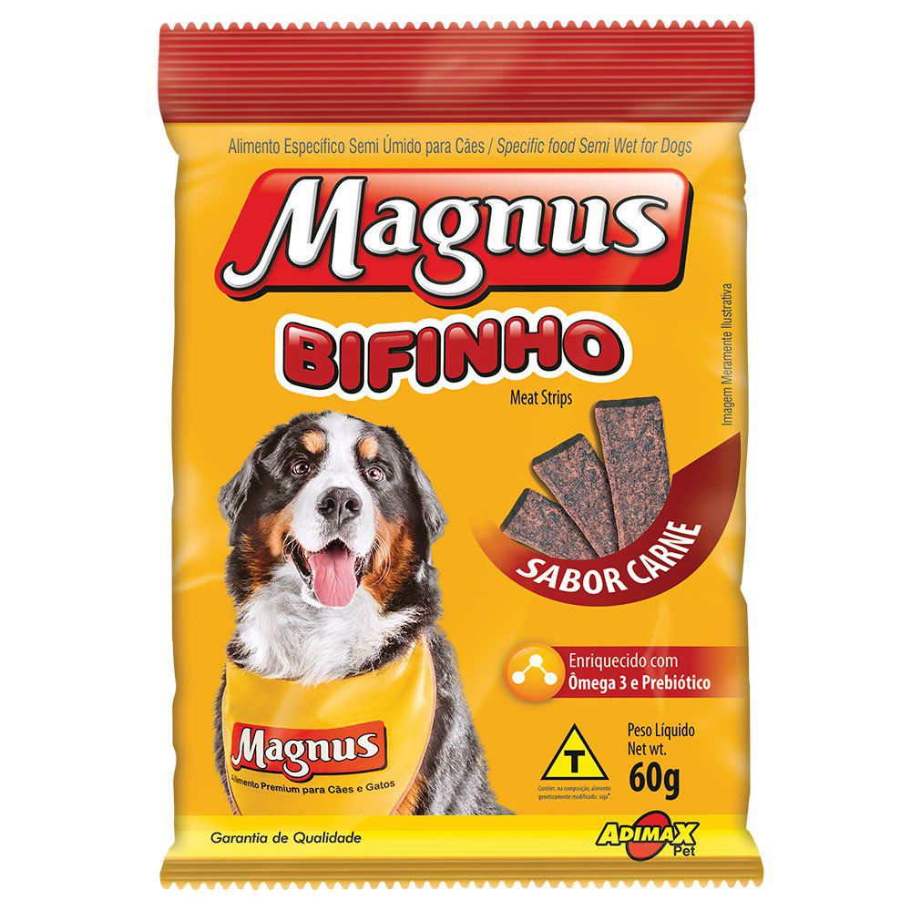Bifinho Magnus Carne para Cães 60g
