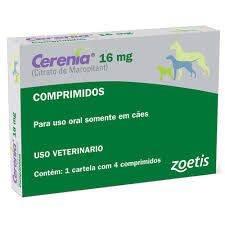 Antiemético Zoetis Cerenia de 4 Comprimidos 16 mg