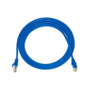 Cabo De Rede Cord Ethernet Cat 5E Azul Comprimento 6M Amp Netconnect