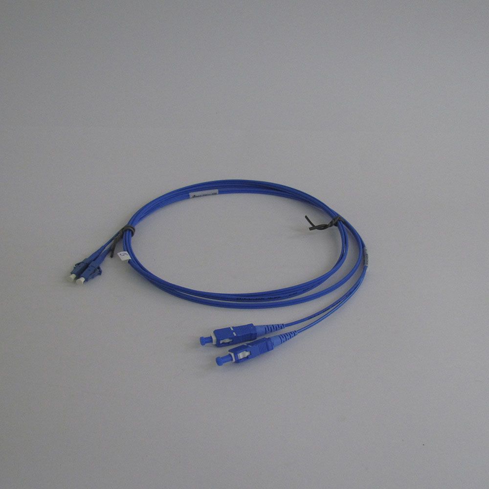 Cordão Óptico Anatel Sc-Pc-Lc-Upc. 2M Lszh Azul