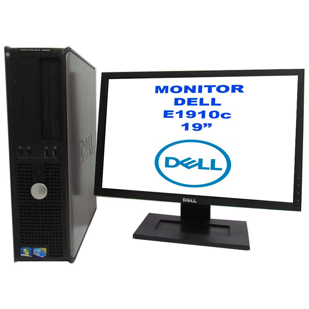 Kit CPU Core2uo + Monitor 19" Dell