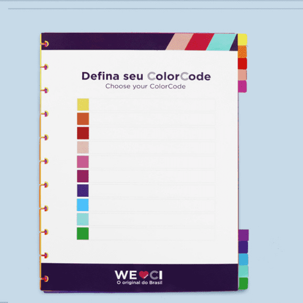 Divisórias ColorCode (Grande) - Caderno Inteligente 1UN
