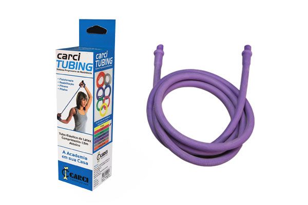 Carci Tubing - Tubo elástico para exercícios resistência forte roxo - RT.01.5050