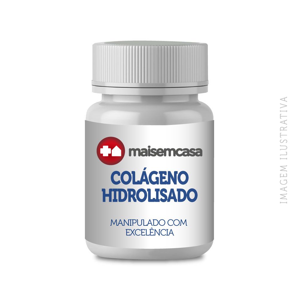 Colágeno hidrolisado 500mg + Vitamina C 500mg - Cápsulas