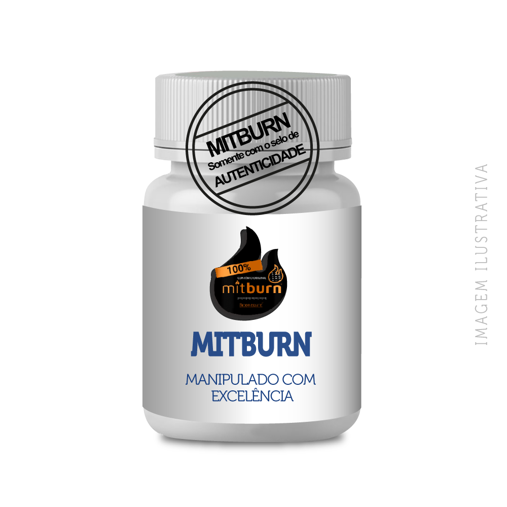 Mitburn 100 Mg Cps Vegetais - Original Com Selo Autênticidade