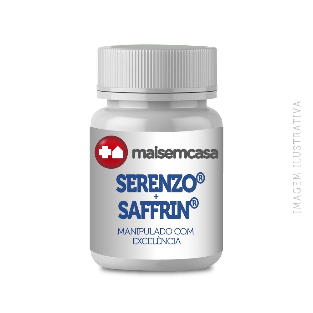 Serenzo 100mg + Saffrin 88mg - Cápsulas 