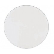 Tábua Plástica De Corte Com Canaleta Para Pizzas Redonda Branco 40x0,8cm SOLRAC