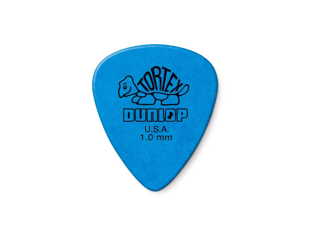 Palheta Tortex 1,0 Mm Dunlop - Kit C/ 6 Un Azul