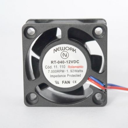 Miniventilador Nework 40X40X20 12VDC Código 11.110