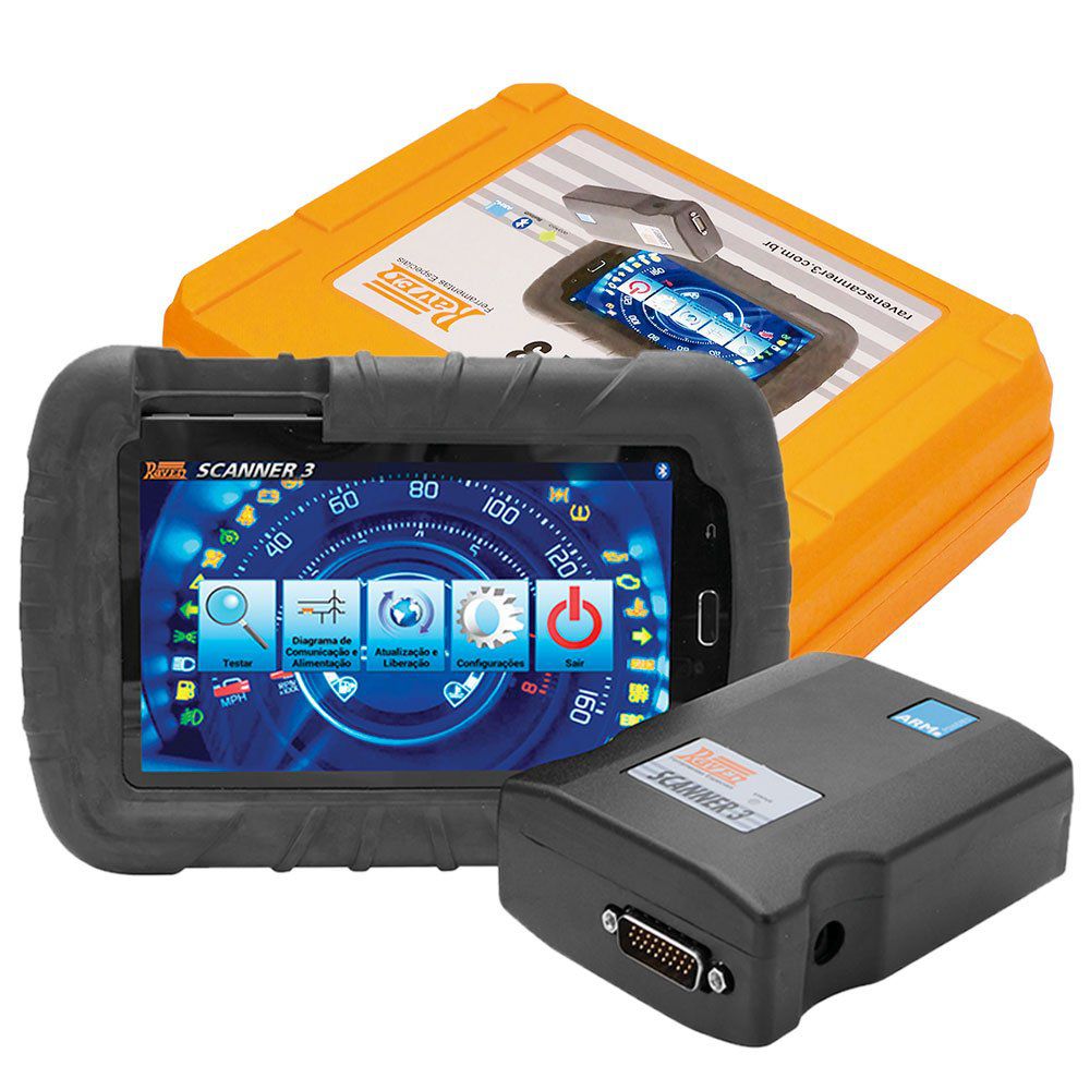 Scanner Automotivo  3 com Tablet de 7 Pol. e Maleta 108800  RAVEN