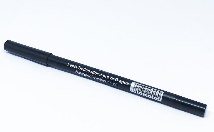 Lápis Delineador para Olhos a Prova D'água Carbon Black Ruby Rose HB-050