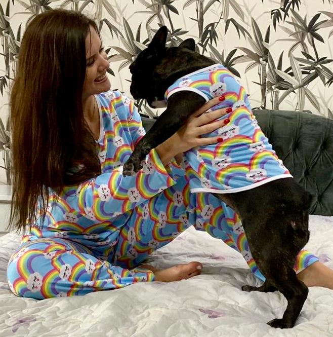 Kit Pijama Tal Família, Tal Pet (Diversas Estampas)=2 Pet + Adulto