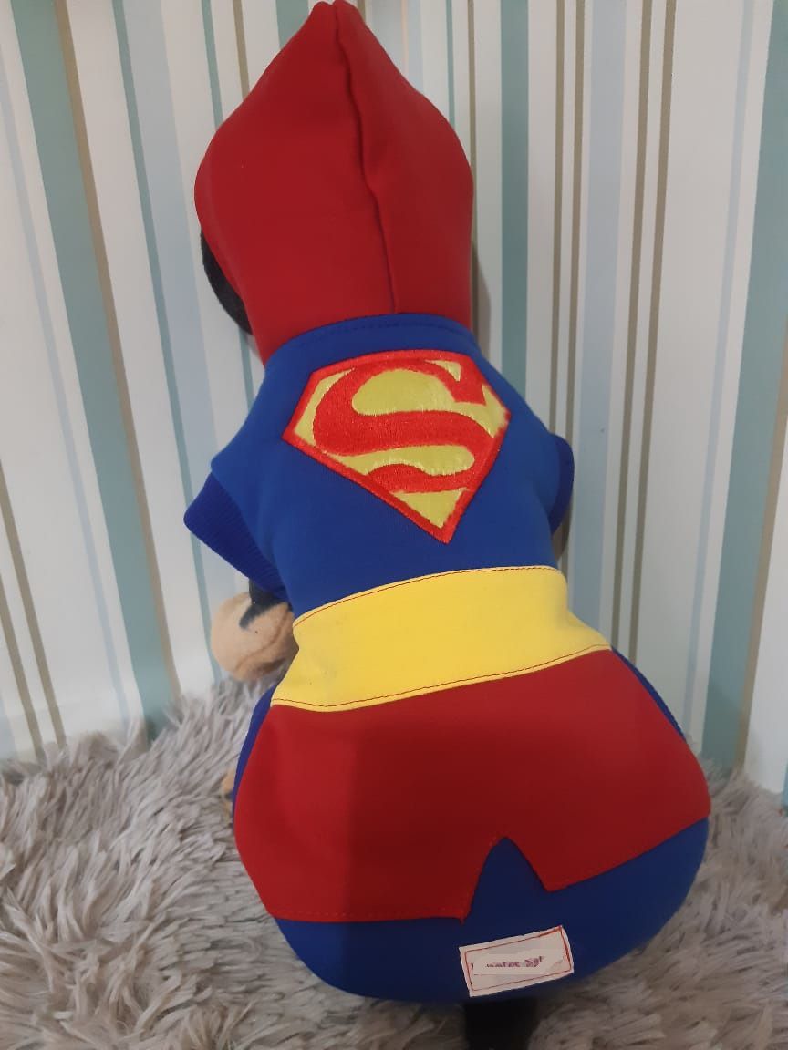 Blusa Moletom para Cachorro -  Super Homem
