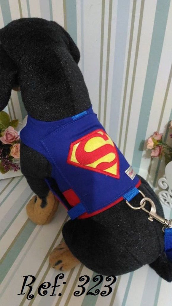 Peitoral para Cachorro Superman