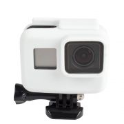Capa Protetora Em Silicone Para Câmeras GoPro Hero 5, 6, 7 Black -Branca
