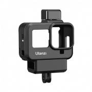Moldura Frame com Encaixe de Microfone Externo Para GoPro Hero 8 - Ulanzi
