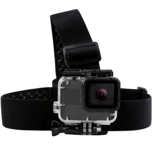 Suporte de Cabeça Head Strap para Câmeras GoPro e Similares