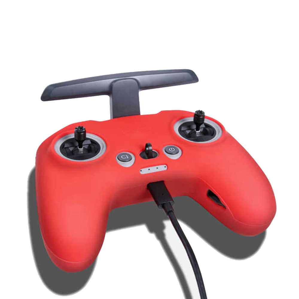 Capa de Silicone Para Controle Remoto do Drone DJI FPV - Vermelho