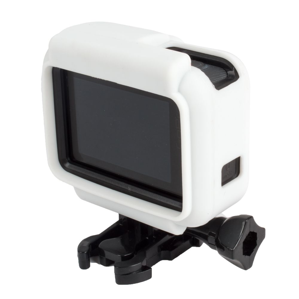Capa Protetora Em Silicone Para Câmeras GoPro Hero 5, 6, 7 Black -Branca