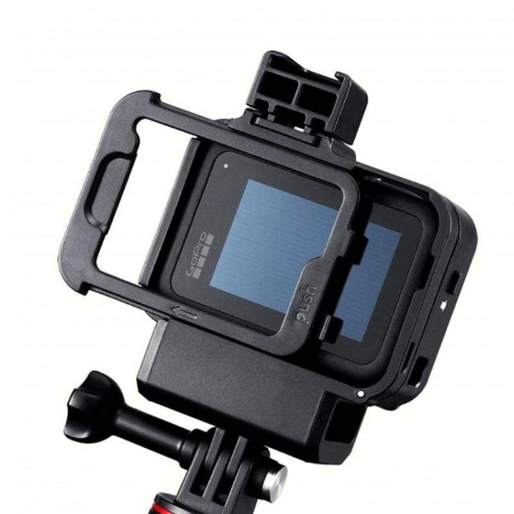 Moldura Frame com Encaixe de Microfone Externo Para GoPro Hero 8 - Ulanzi