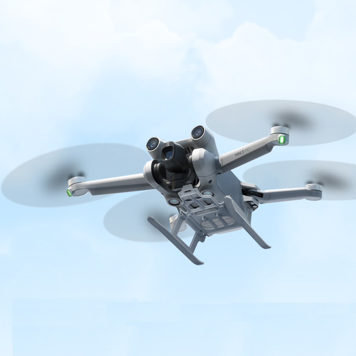 Trem de Pouso Extensor e  Dobrável Para Drone DJI Mini 3 Pro