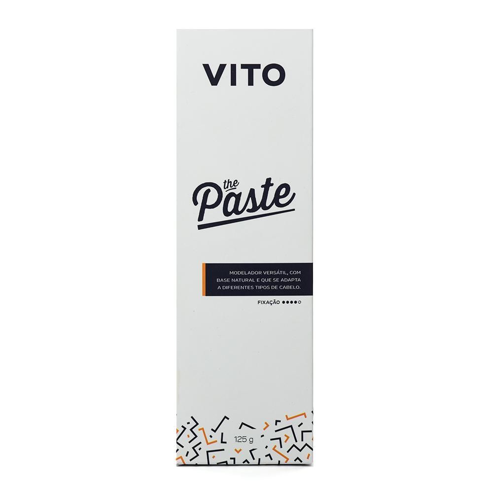 Kit Combo Para Cabelos - Fixação Forte - Shampoo + The Paste + Pente de Madeira - Vito